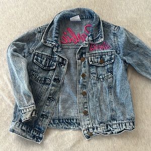 Girls denim Barbie jacket
